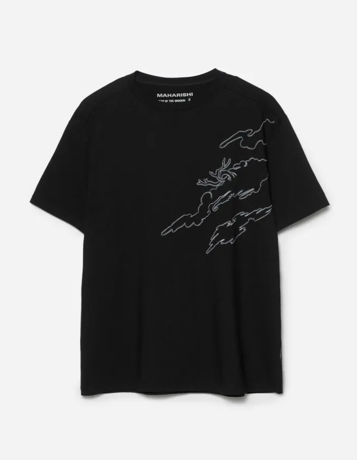Maharishi Short Sleeve TShirts 5339 DPM Bonsai Sparse TShirt Black 8211 Men