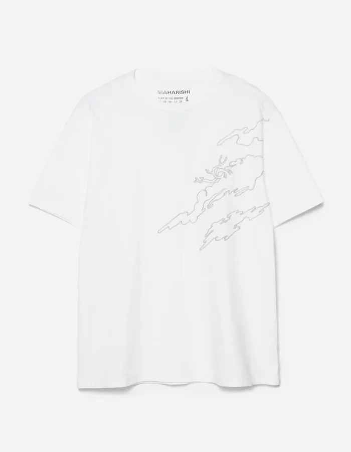 Maharishi Short Sleeve TShirts 5339 DPM Bonsai Sparse TShirt White 8211 Men