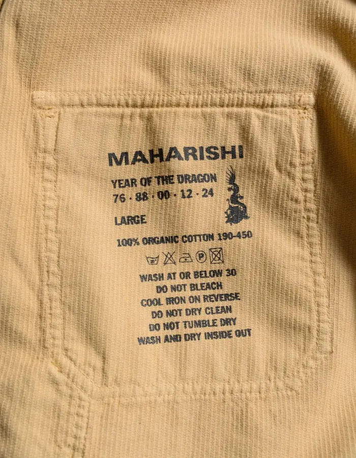 Maharishi Utility Pants 5290 Hemp Cord Carpenter Chino Coyote 8211 Men