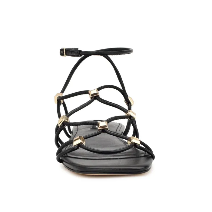 Majah Strappy Flat Sandals Black Women Nine West Sandals Majah Strappy Flat Sandals Black Women Nine West Sandals