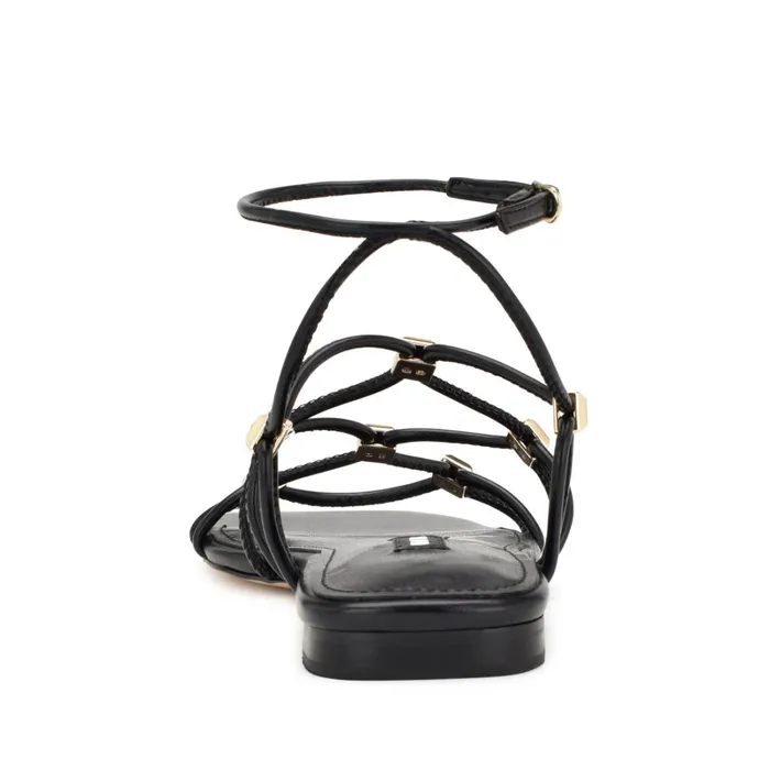 Majah Strappy Flat Sandals Black Women Nine West Sandals Majah Strappy Flat Sandals Black Women Nine West Sandals