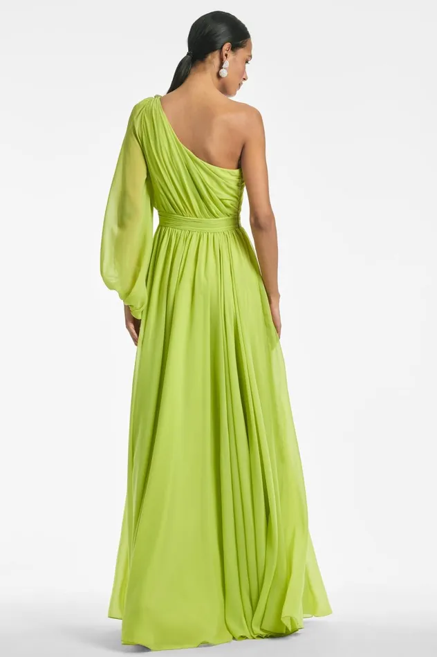 Makayla Gown 8211 Chartreuse Women Sachin and Babi Formal