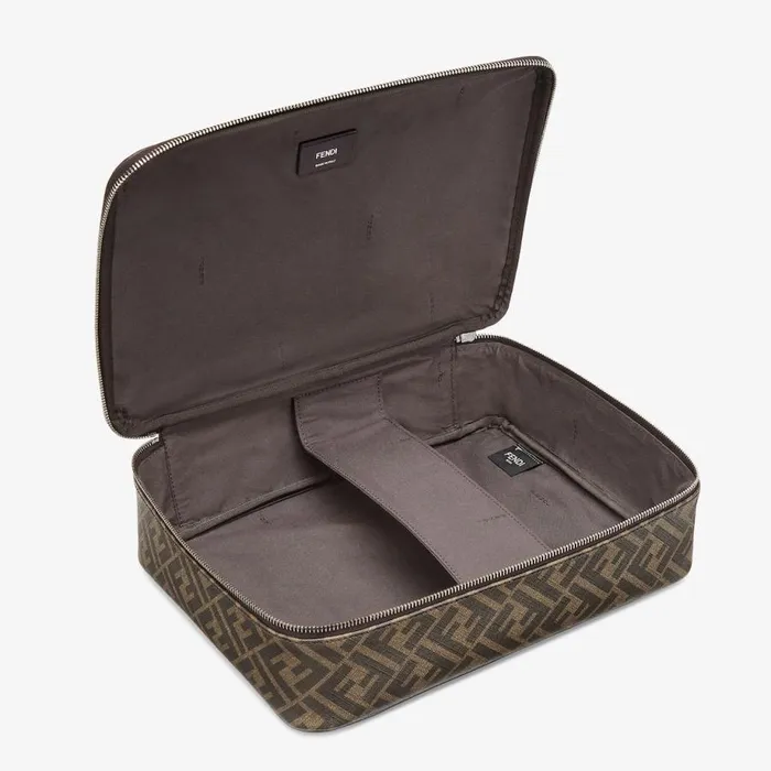 Man Black Fabric Travel Bag Black Fendi Travel and Lifestyle