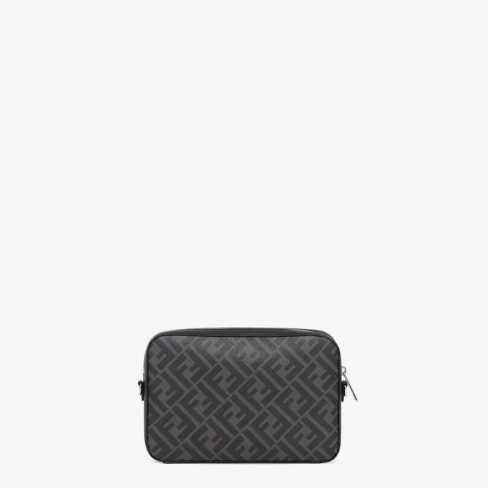 Man Grey Fabric Bag Grey Fendi Messenger Bags