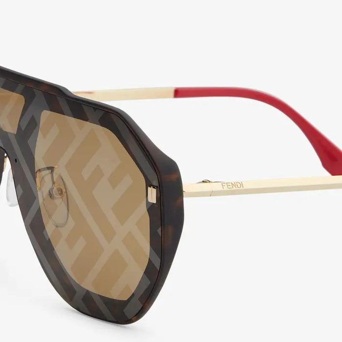 Man Havana Sunglasses Black Fendi Sunglasses
