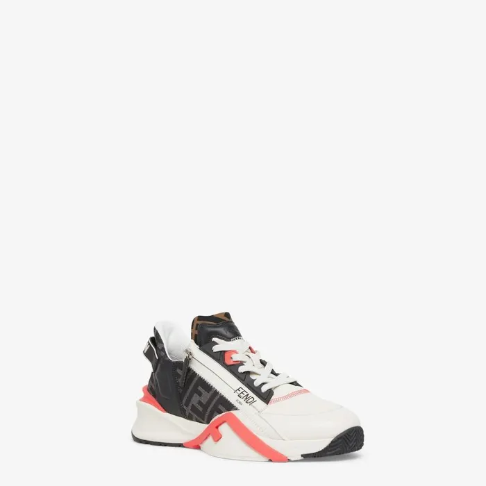 Man Lunar New Year Capsule White Leather Low Tops White Fendi Fendi Flow
