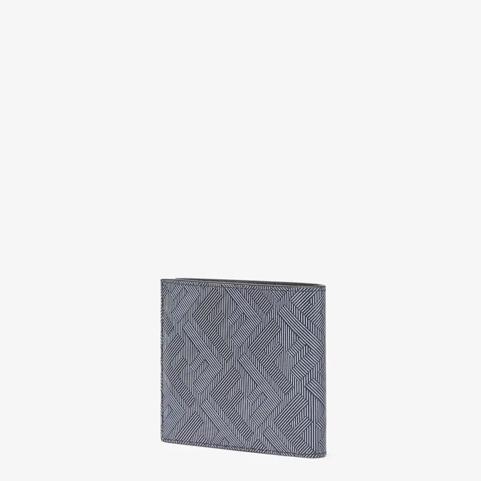 Man Multicolour Leather BiFold Wallet Multicolour Fendi Wallets