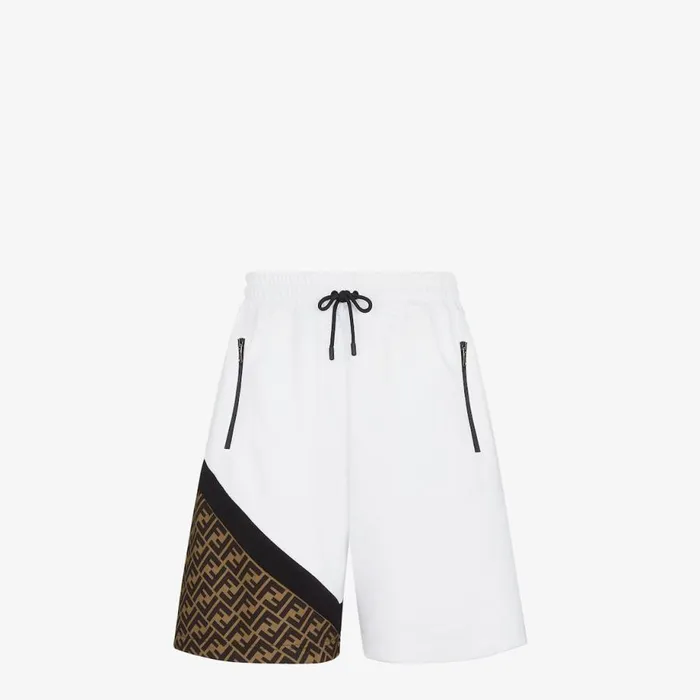Man White Jersey Trousers White Fendi Coordinated Sets