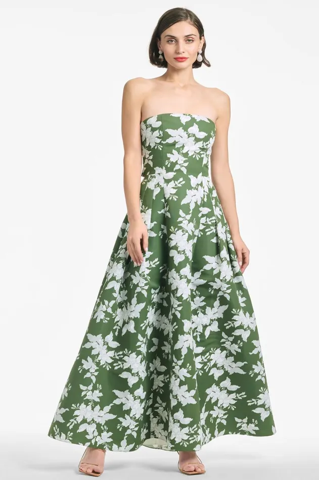 Margaux Gown 8211 Green Narcissus Women Sachin and Babi Formal