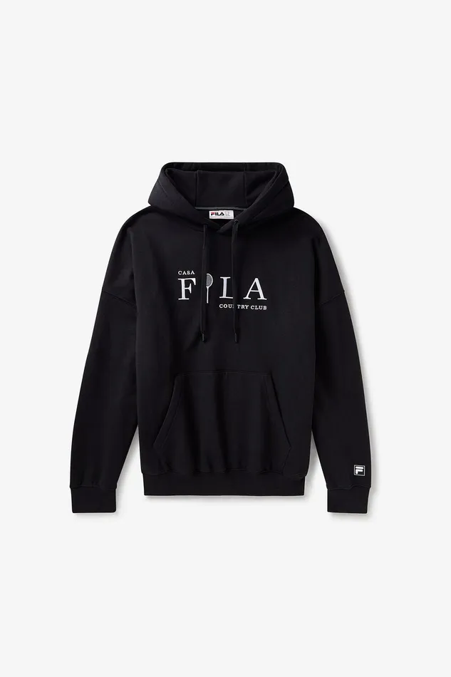 Matching Sets Men Fila Casa Fila Country Club Hoodie 001 Black
