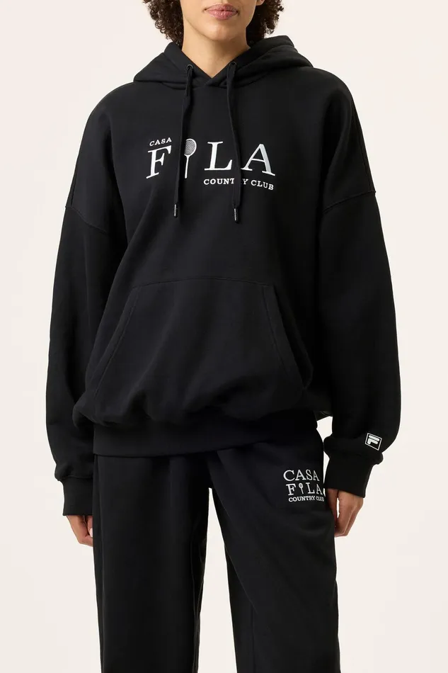 Matching Sets Men Fila Casa Fila Country Club Hoodie 001 Black Matching Sets Men Fila Casa Fila Country Club Hoodie 001 Black