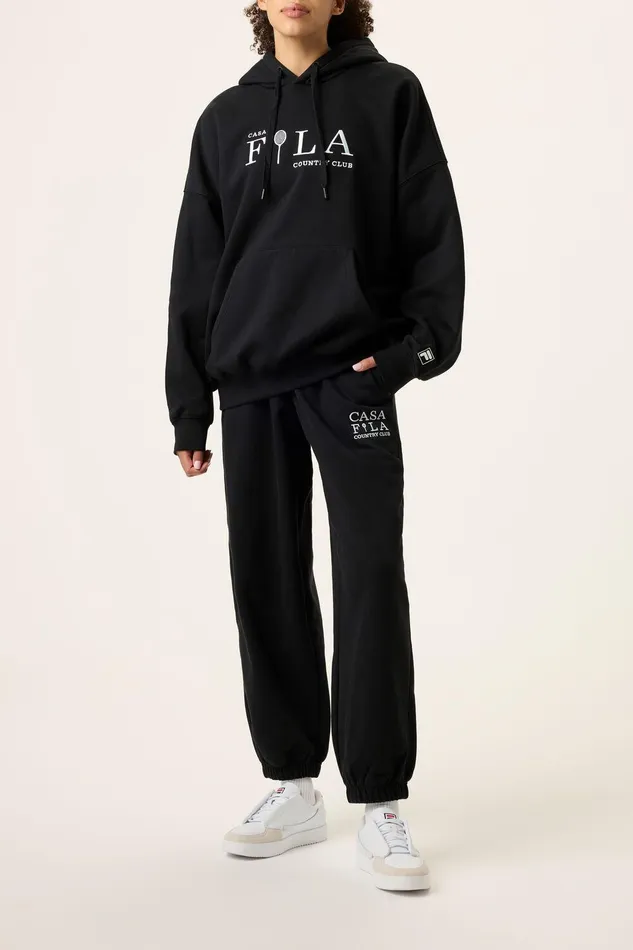 Matching Sets Men Fila Casa Fila Country Club Hoodie 001 Black Matching Sets Men Fila Casa Fila Country Club Hoodie 001 Black