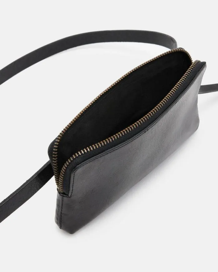 Matilde Western Leather Bag Belt Blackantq Nickel Women AllSaints Leather Belts Matilde Western Leather Bag Belt Blackantq Nickel Women AllSaints Leather Belts