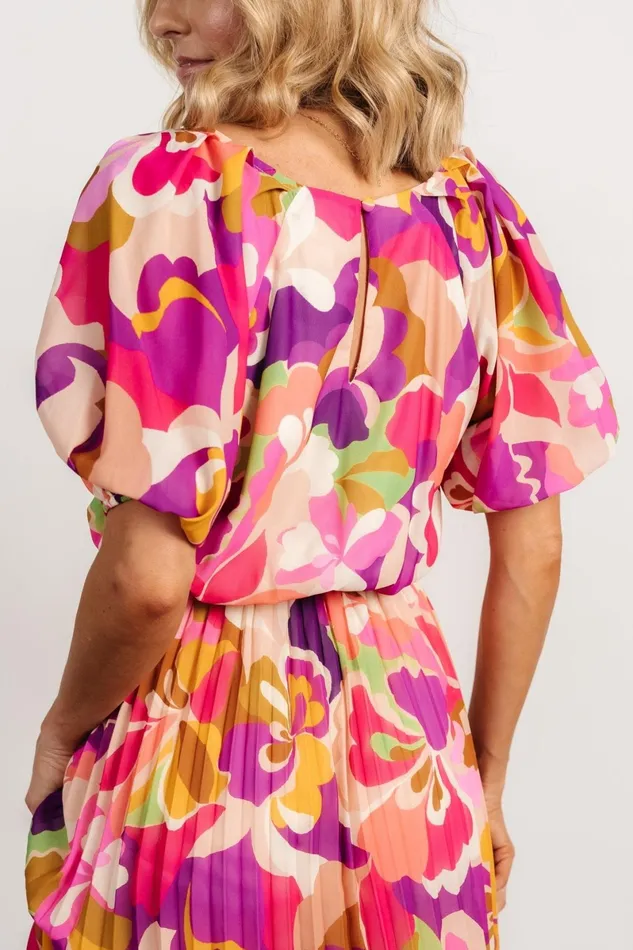 Maven Midi Dress Multi Print Women Baltic Born Midi Dresses Maven Midi Dress Multi Print Women Baltic Born Midi Dresses