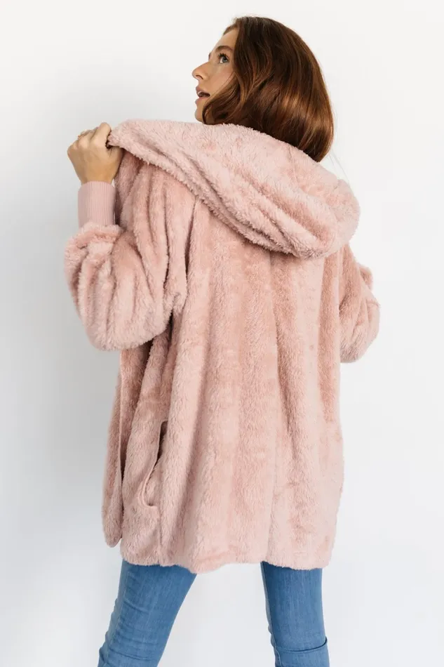 Melrose Teddy Jacket Blush Women Baltic Born Outerwear Melrose Teddy Jacket Blush Women Baltic Born Outerwear