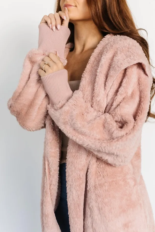 Melrose Teddy Jacket Blush Women Baltic Born Outerwear Melrose Teddy Jacket Blush Women Baltic Born Outerwear
