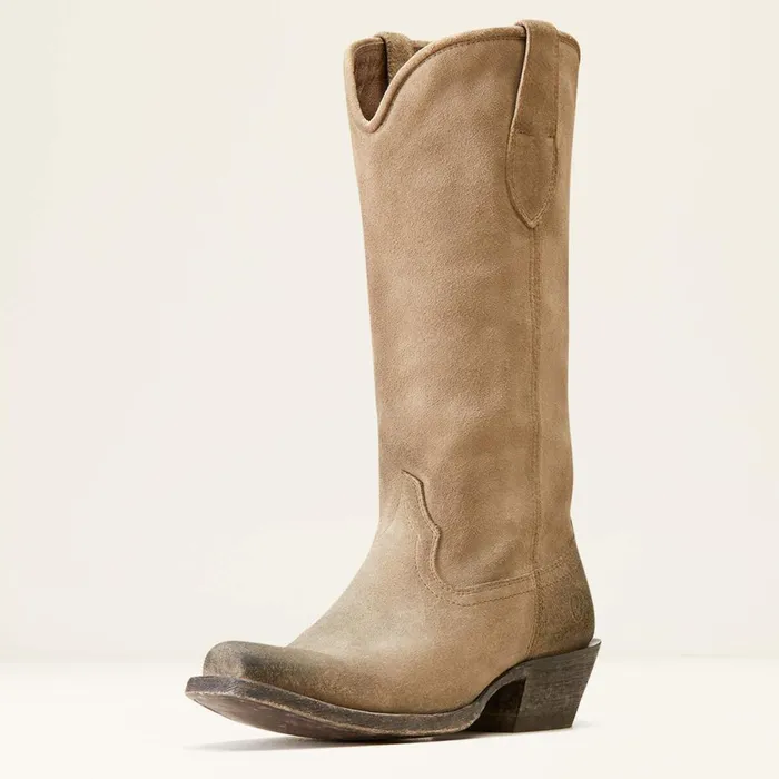 Memphis Western Boot Burnt Taupe Suede Women Ariat Western Boots