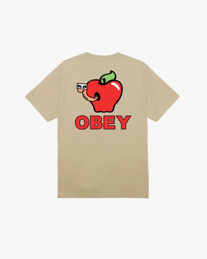 Men APPLE OF MY EYE CLASSIC TSHIRT White OBEY Clothing TSHIRTS