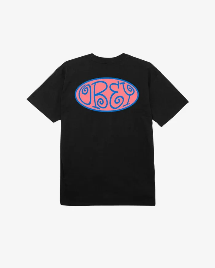 Men BEAN CLASSIC TSHIRT Black OBEY Clothing TSHIRTS