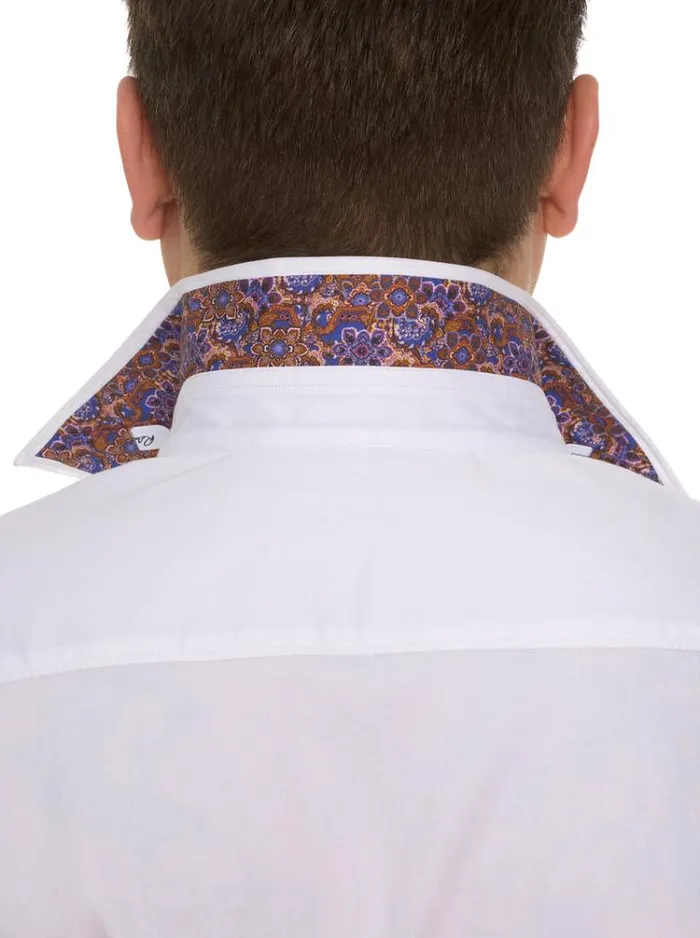 Men BEVANDE LONG SLEEVE BUTTON DOWN SHIRT White Robert Graham Button Down Shirts
