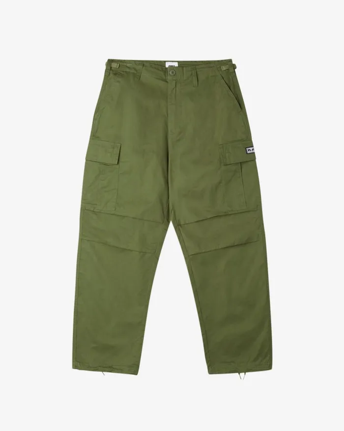 Men BIG TIMER CARGO PANT Silver Grey OBEY Clothing BOTTOMS