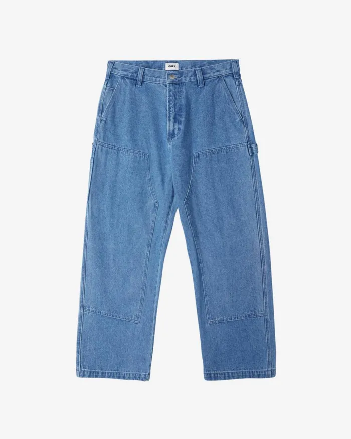 Men BIGWIG CARPENTER DENIM Light Indigo OBEY Clothing Denim