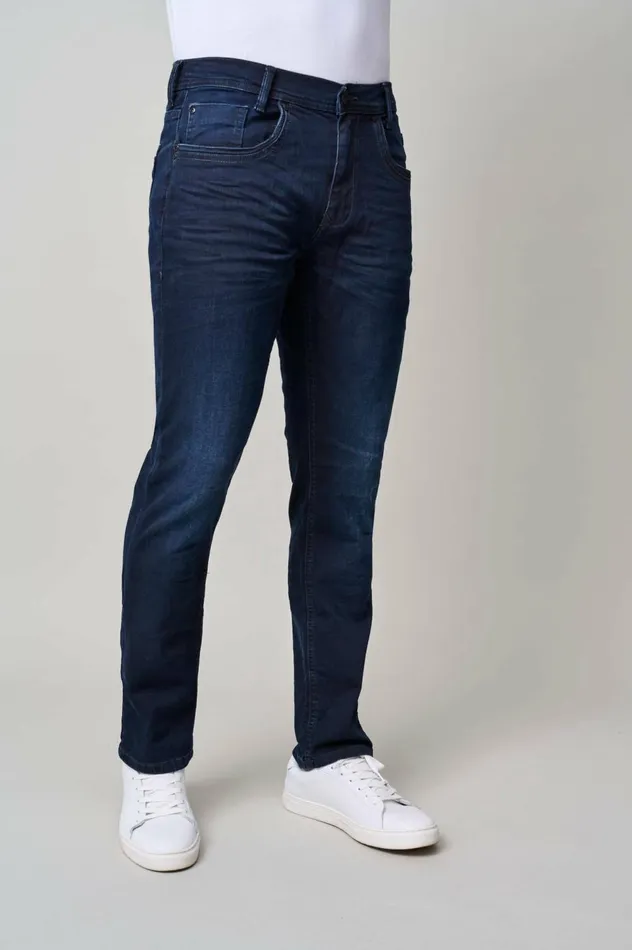 Men Blizzard Fit Blend Jeans Denim Black Blue