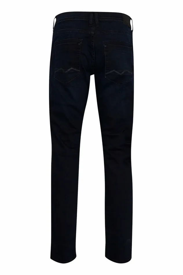 Men Blizzard Fit Blend Jeans Denim Black Blue