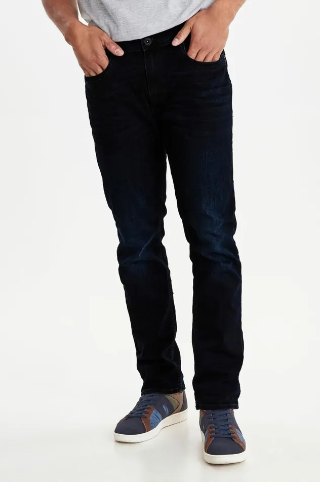 Men Blizzard Fit Blend Jeans Denim Black Blue