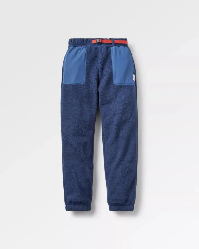 Men Bottoms Passenger Offgrid Recycled Sherpa Fleece Jogger Rich Navy Rich Navy