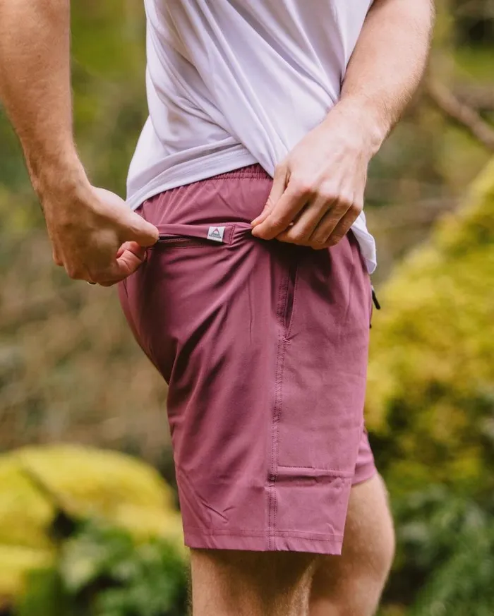 Men Bottoms Passenger Porto Recycled All Purpose Swim Short Crushed Berry Crushed Berry