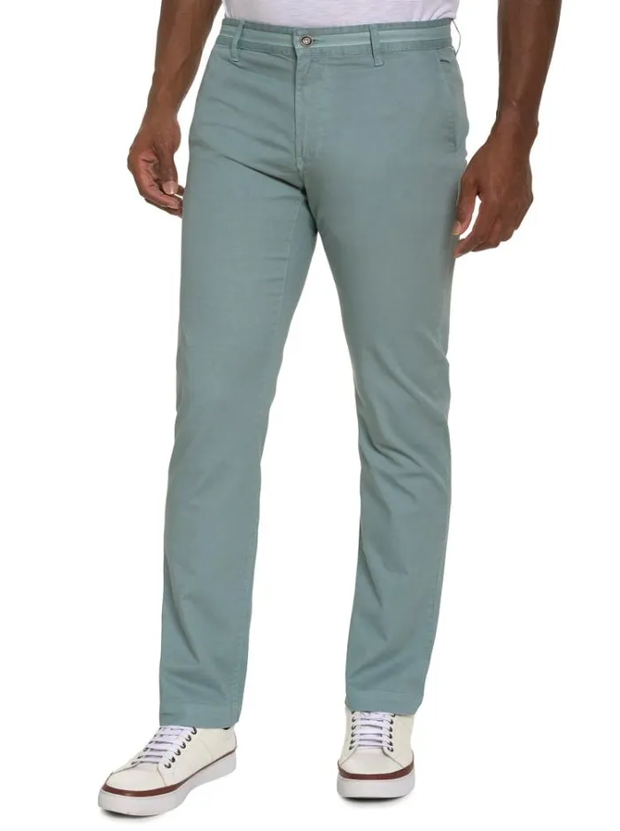 Men BUCKLEY PANT Light Green Robert Graham Jeans and Pants