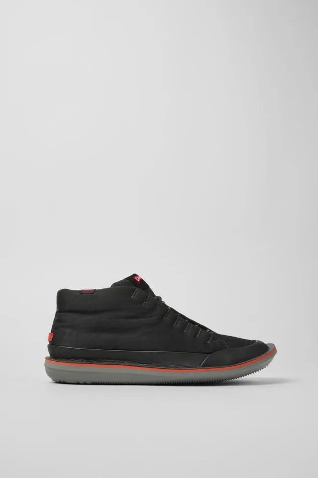 Men Camper Ankle Boots Beetle PrimaLoft Gray Textile And Leather Ankle Boots Men Camper Ankle Boots Beetle PrimaLoft Gray Textile And Leather Ankle Boots