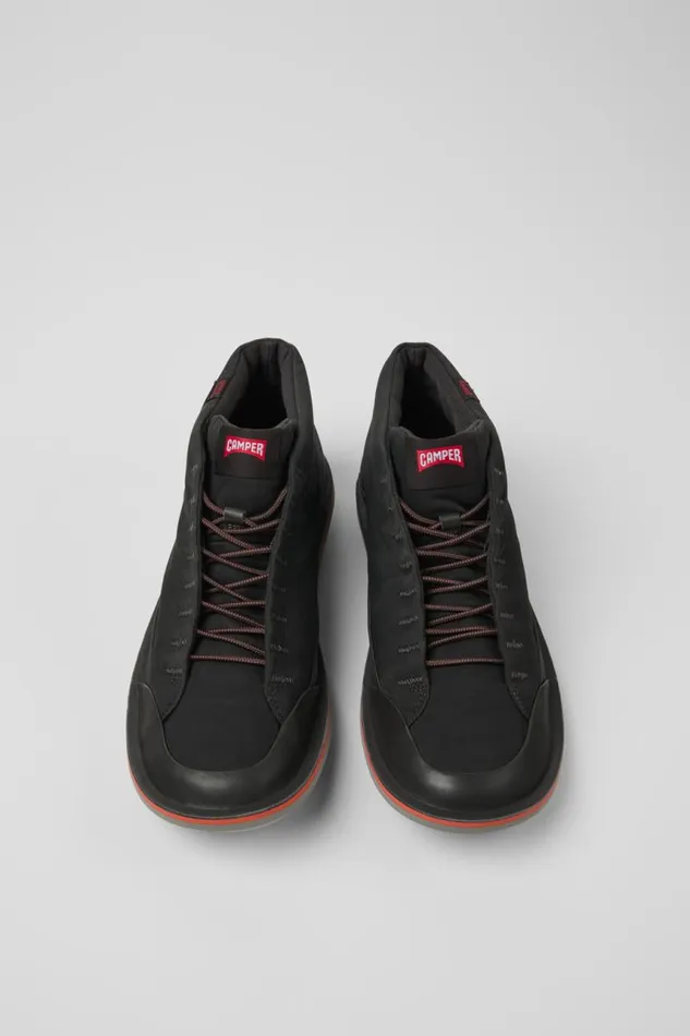Men Camper Ankle Boots Beetle PrimaLoft Gray Textile And Leather Ankle Boots Men Camper Ankle Boots Beetle PrimaLoft Gray Textile And Leather Ankle Boots