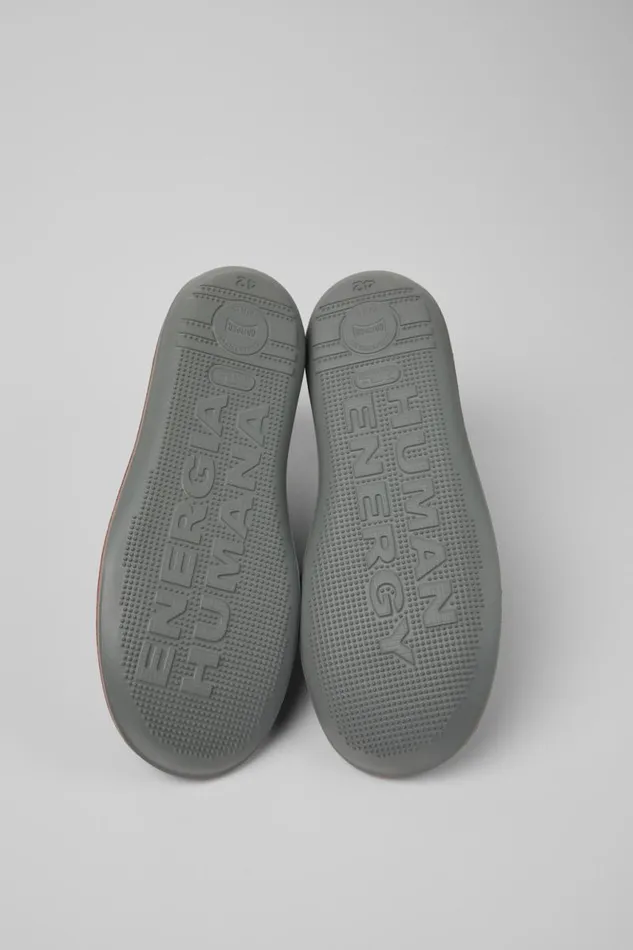 Men Camper Ankle Boots Beetle PrimaLoft Gray Textile And Leather Ankle Boots Men Camper Ankle Boots Beetle PrimaLoft Gray Textile And Leather Ankle Boots