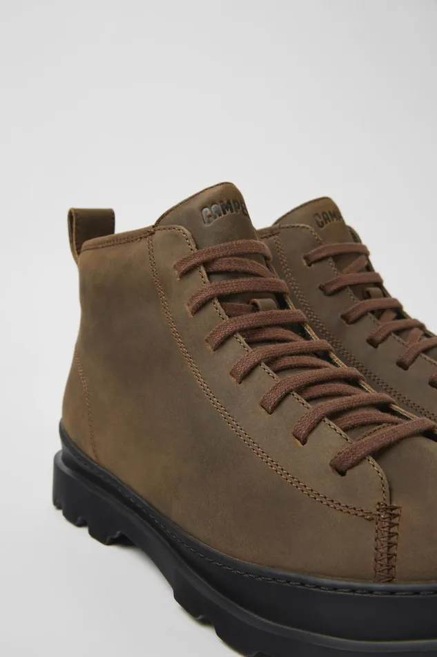 Men Camper Ankle Boots Brutus Brown Ankle Boot