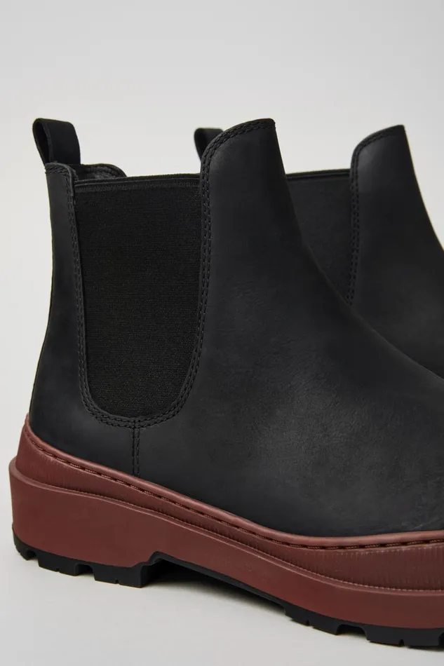 Men Camper Ankle Boots Brutus Trek MICHELIN Black Nubuck Ankle Boots Men Camper Ankle Boots Brutus Trek MICHELIN Black Nubuck Ankle Boots