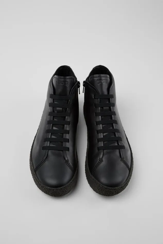 Men Camper Ankle Boots Peu Terreno Black Leather Desert Boot Men Camper Ankle Boots Peu Terreno Black Leather Desert Boot
