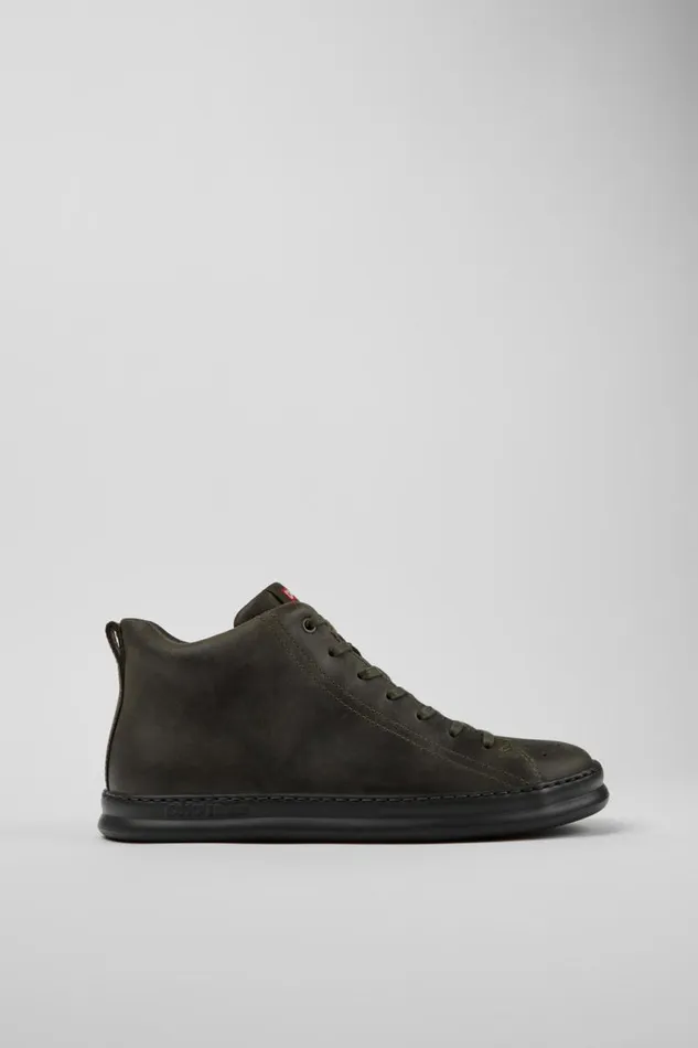 Men Camper Ankle Boots Runner Green Nubuck Ankle Boots Men Camper Ankle Boots Runner Green Nubuck Ankle Boots