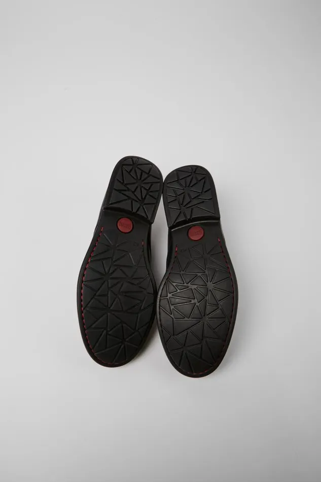 Men Camper Formal Shoes Mil Black Leather Laceup Shoes Men Camper Formal Shoes Mil Black Leather Laceup Shoes