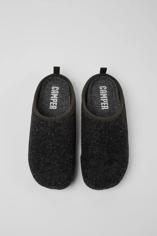 Men Camper Non Leather Shoes Wabi Gray Slippers Men Camper Non Leather Shoes Wabi Gray Slippers