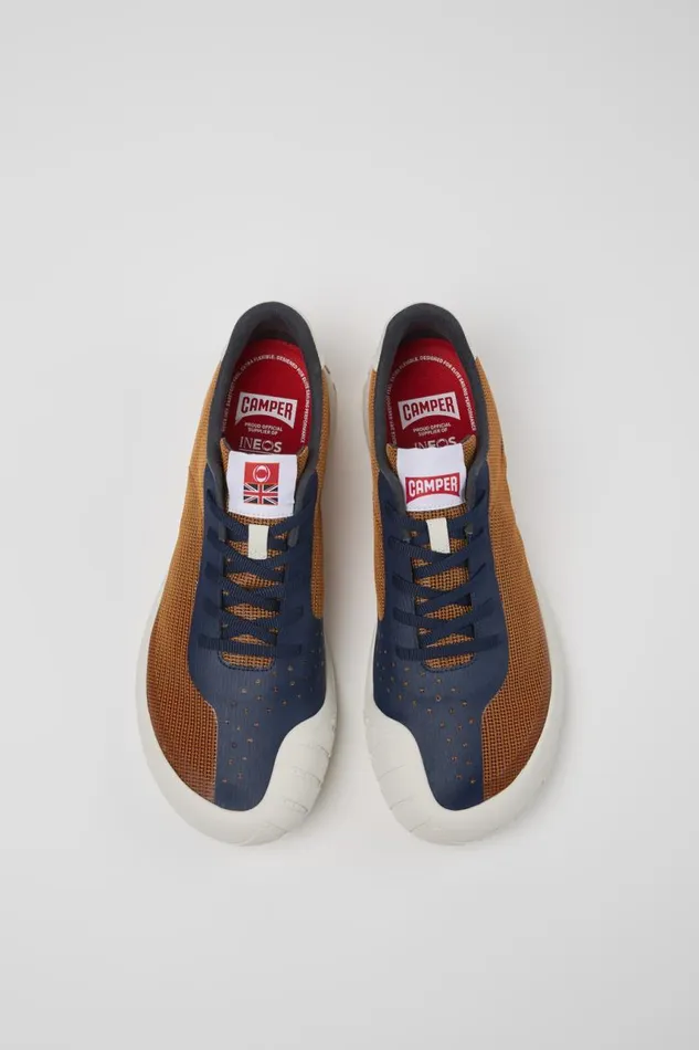 Men Camper Sneakers Camper X INEOS Britannia Multicolored Textile Sneakers Men Camper Sneakers Camper X INEOS Britannia Multicolored Textile Sneakers