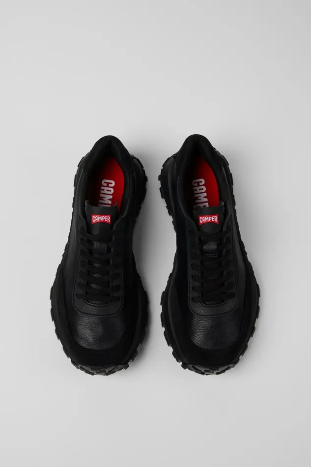 Men Camper Sneakers Drift Trail VIBRAM Black Leather And Nubuck Sneakers Men Camper Sneakers Drift Trail VIBRAM Black Leather And Nubuck Sneakers