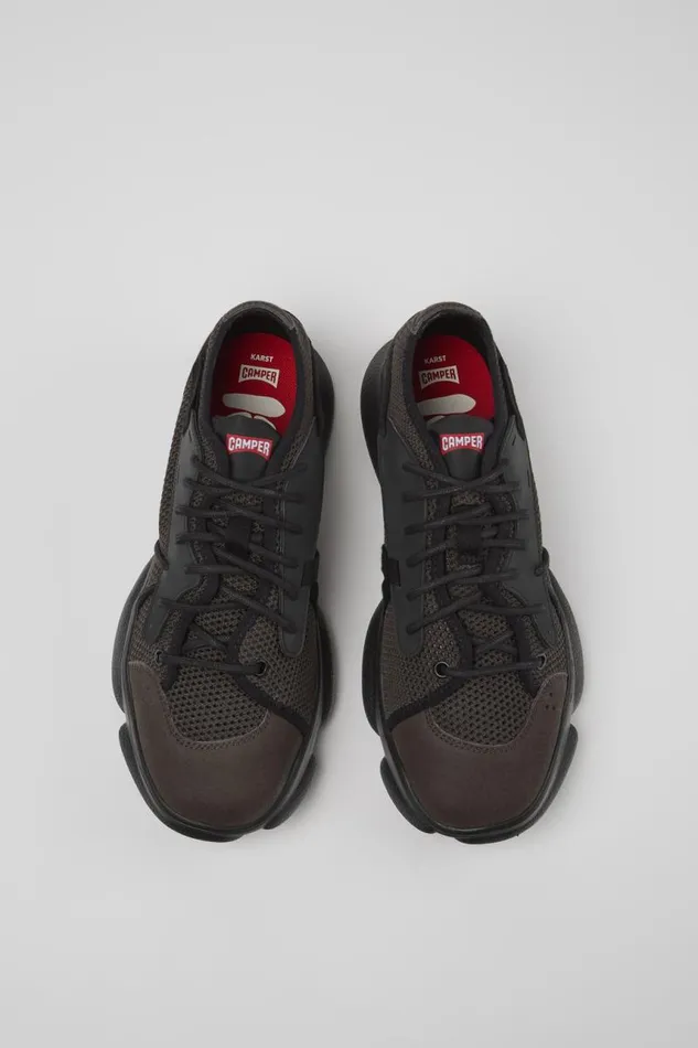 Men Camper Sneakers Karst Gray Textile Sneaker Men Camper Sneakers Karst Gray Textile Sneaker