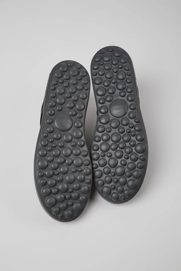 Men Camper Sneakers Pelotas XLite Black Recycled PET And Nubuck Sneakers Men Camper Sneakers Pelotas XLite Black Recycled PET And Nubuck Sneakers