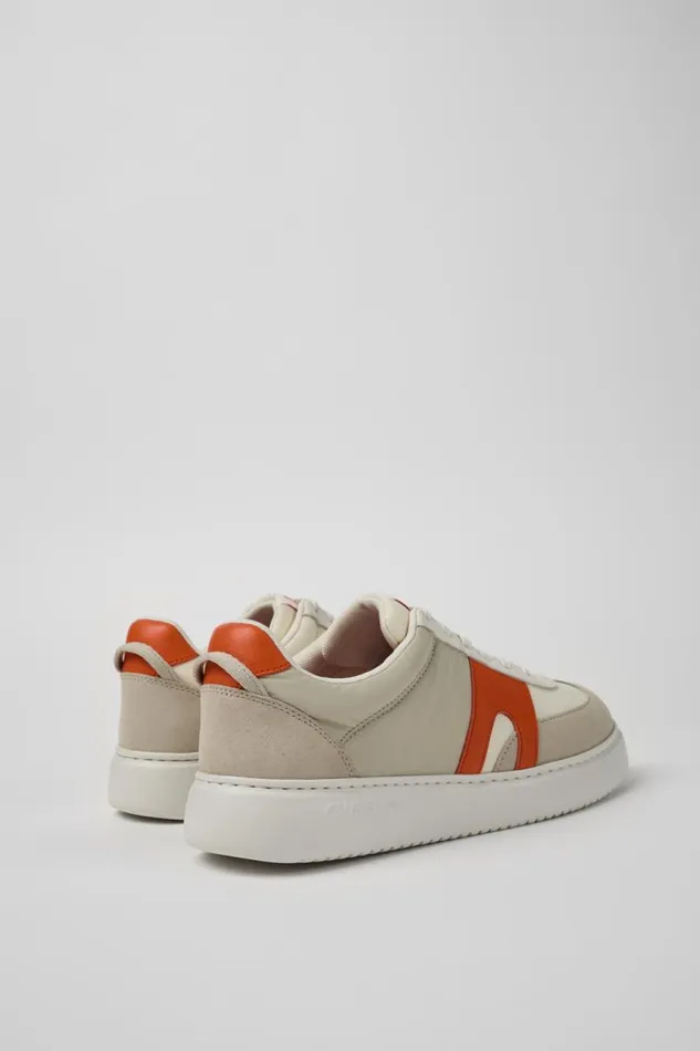 Men Camper Sneakers Runner K21 WhiteGray Textile And Nubuck Sneakers Men Camper Sneakers Runner K21 WhiteGray Textile And Nubuck Sneakers