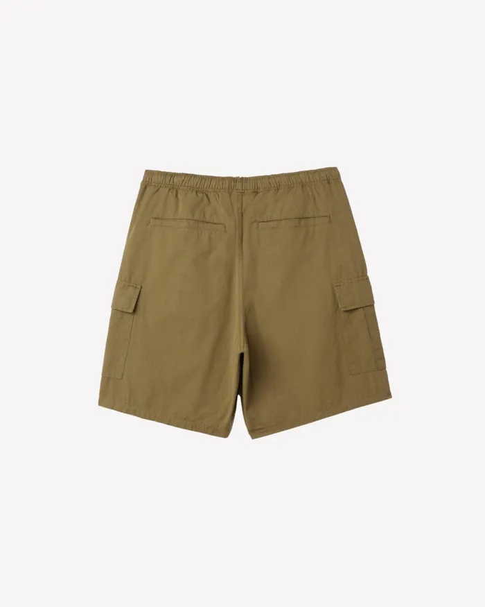 Men EASY RIPSTOP CARGO SHORT Black OBEY Clothing BOTTOMS