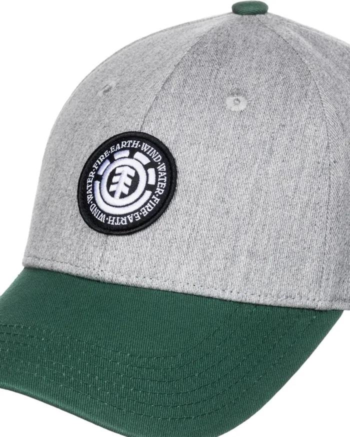 Men Element Hats and Beanies Treelogo 20 Baseball Cap Mid Grey Heather Men Element Hats and Beanies Treelogo 20 Baseball Cap Mid Grey Heather