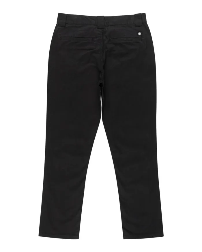 Men Element Pants and Shorts Sawyer Classic Straight Fit Pants Flint Black