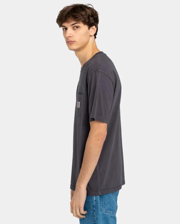 Men Element TShirts Basic Pocket TShirt Off Black Men Element TShirts Basic Pocket TShirt Off Black